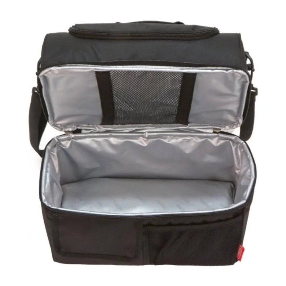 Thermos Dual Compartment Insulated Lunch Bag - Black